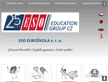 Tablet Screenshot of euroskola.cz