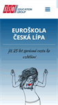 Mobile Screenshot of ceskalipa.euroskola.cz